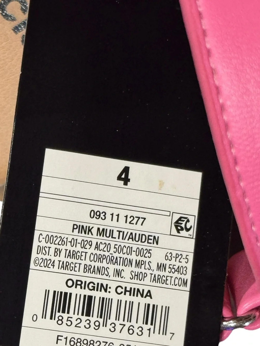 Art Class Sandals Girls Pink Ankle Strap Sz 4 NWT